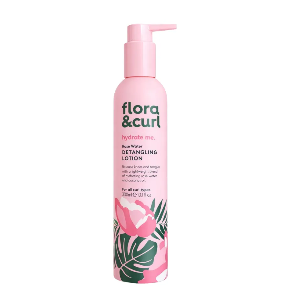Flora and Curl Rose Water Detangling Lotion 300ml Flora and Curl Rose Water Detangling Lotion 300ml